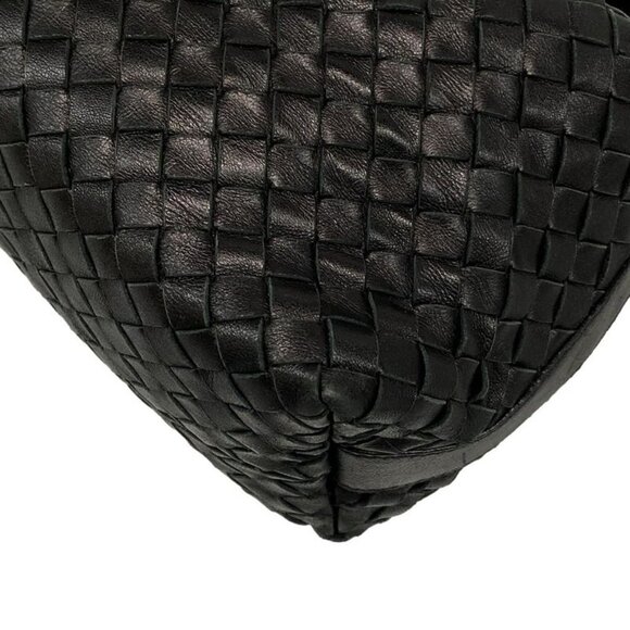 Bottega Veneta Handbag Intrecciato Black Leather - Picture 6 of 15